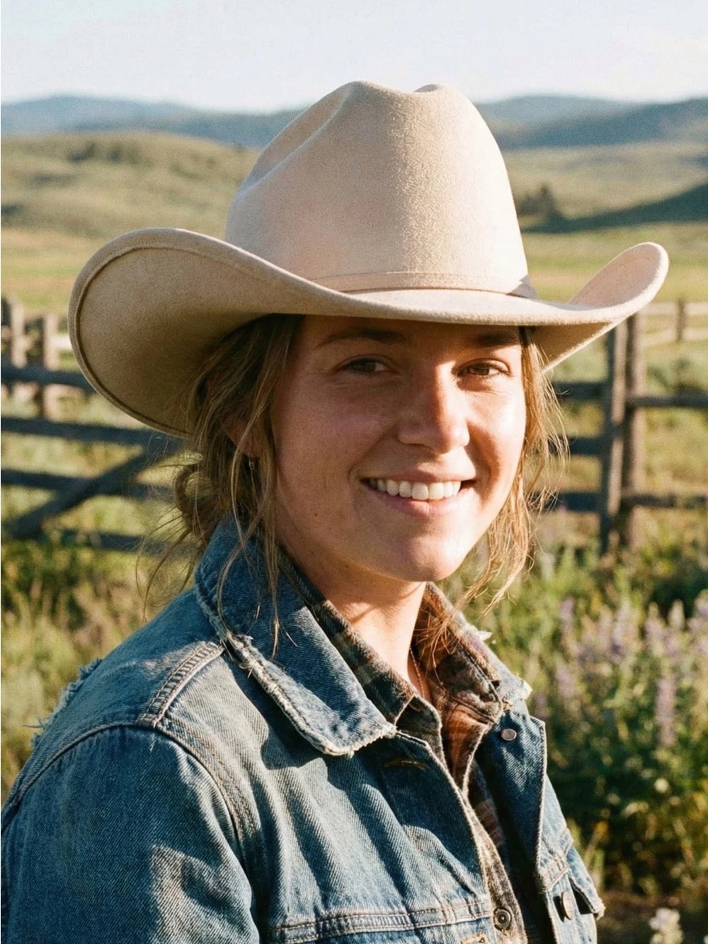 NWT Beige Suede Cowboy Hat - Women Accessories